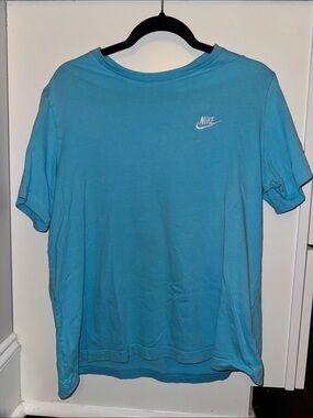 Nike Light Teal Short Sleeve Logo Tee
